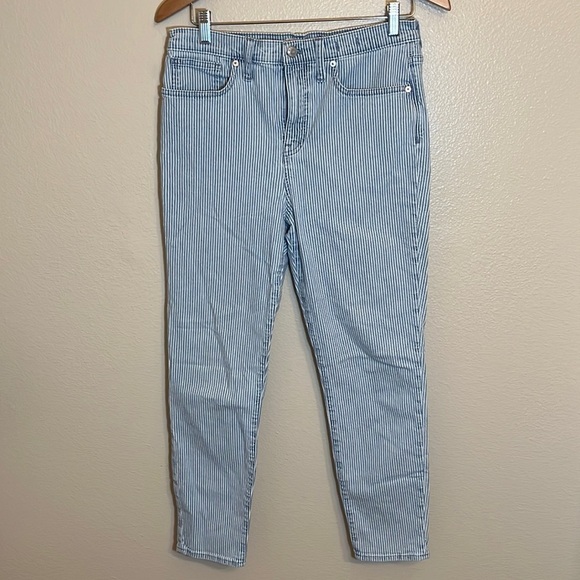 MADEWELL 10” High Rise Skinny Crop Jeans - Picture 1 of 16